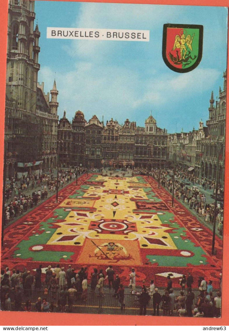 BELGIO - BELGIE - BELGIQUE - 1974 - 4F Journée De La Jeunesse Laïque + Flamme Charbon - Bruxelles - Grand Place - Viaggi - Marktpleinen, Pleinen