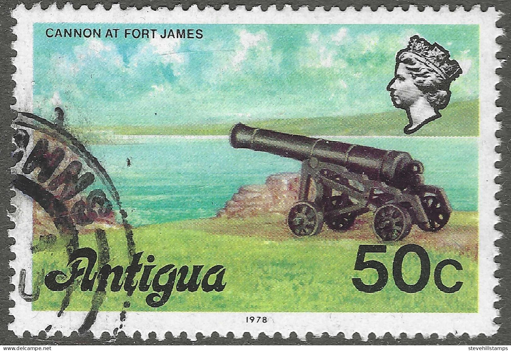 Antigua. 1976 Definitives. 50c Used. SG 481A - 1960-1981 Autonomie Interne