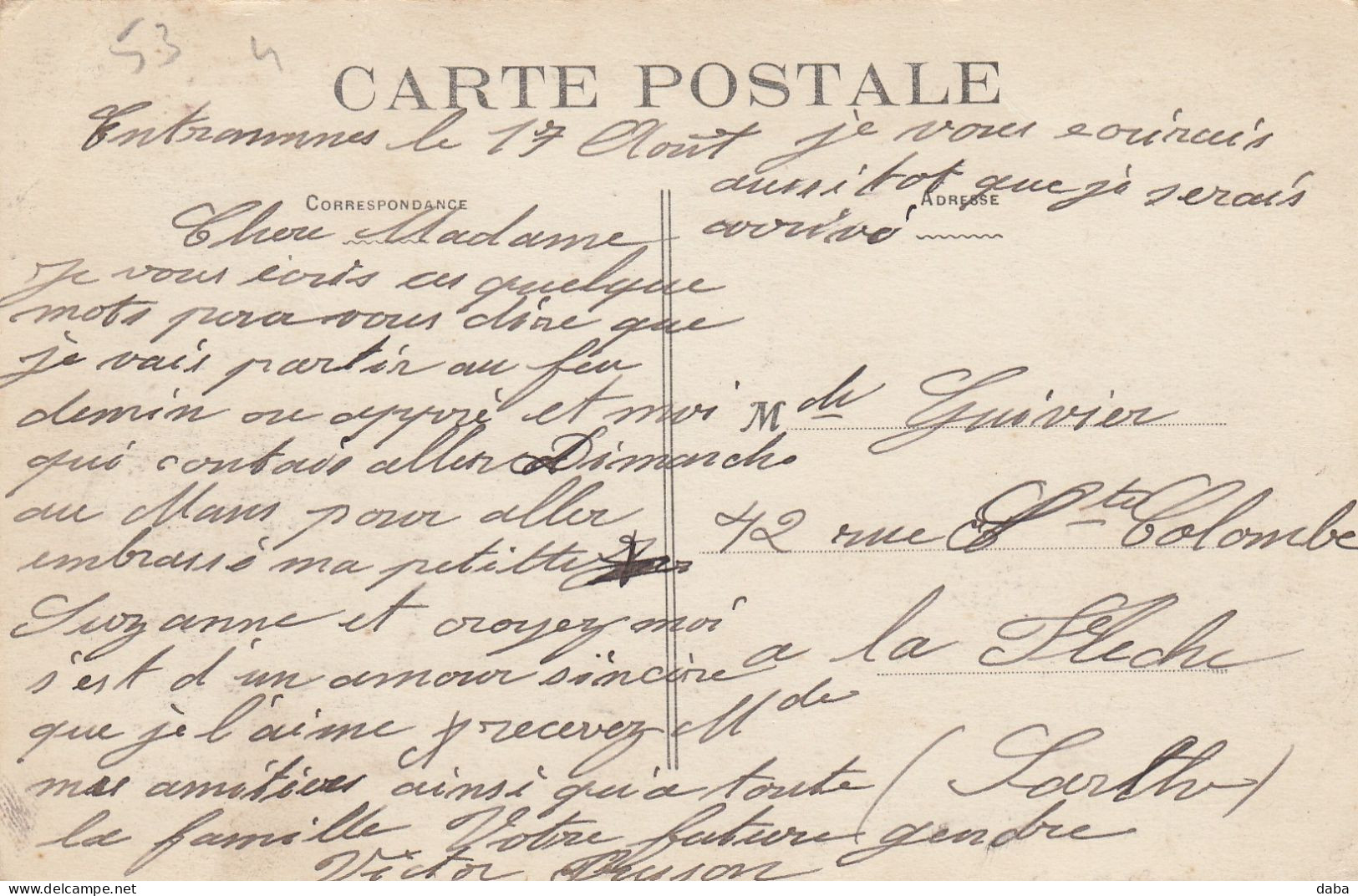 Entrammes.  L'Ecole Communale - Entrammes