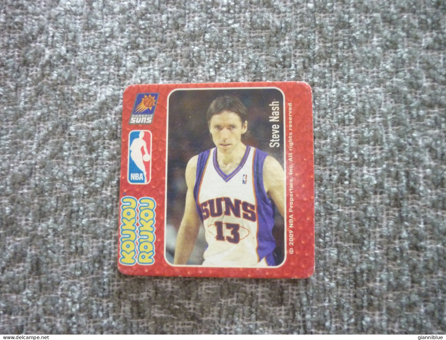 Steve Nash Phoenix Suns Canadian American USA NBA Basketball Basket 2009 VHTF Greek Edition Sticker - 2000-Now