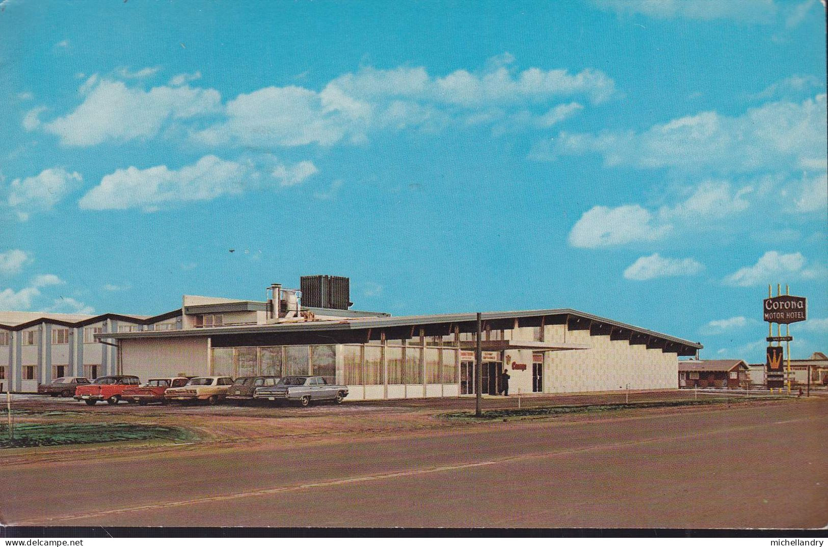 Carte Postal (122394) Corona Motor Hotel, Yorkton, Saskatchewan, Canada Sans Timbre Avec écriture - Autres & Non Classés