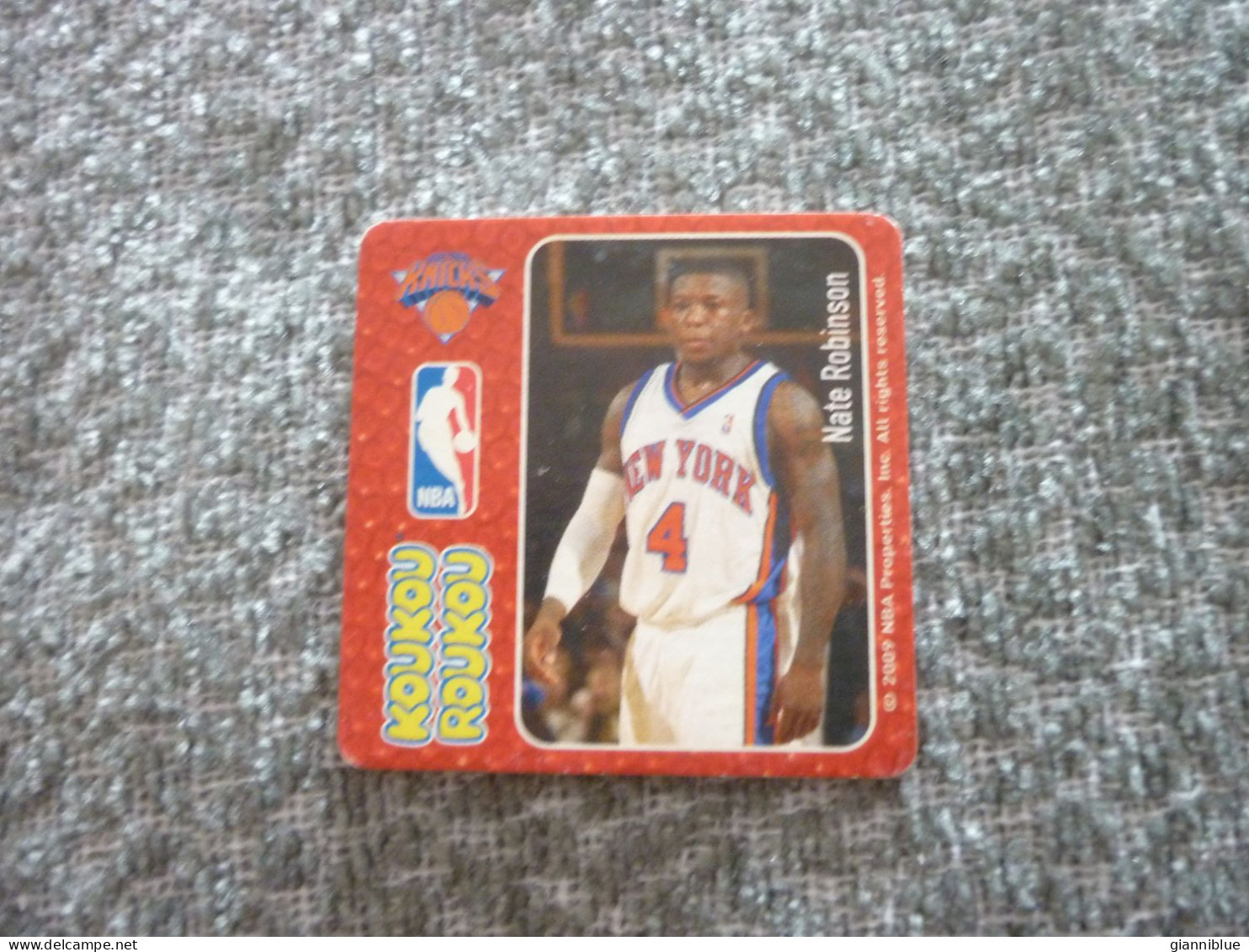 Nate Robinson New York Knicks American USA NBA Basketball Basket 2009 VHTF Greek Edition Sticker - 2000-Now