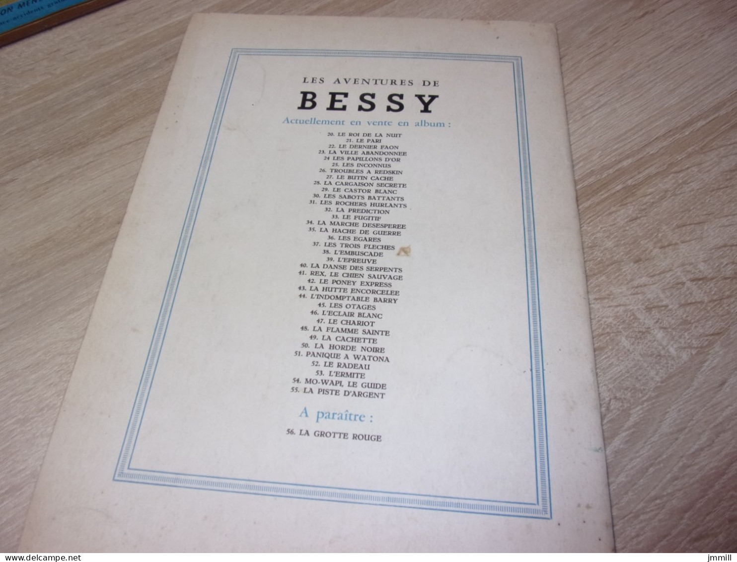 Vandersteen : Bessy Edition Originale 57 La Plaine Aride - Bessy