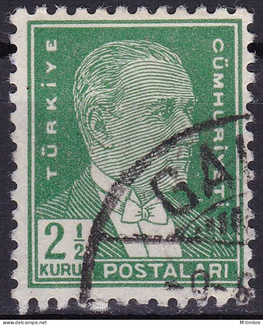 Turquie YT 808b Mi 949y Année 1931-38 (Used °) Kemal Atatürk - Gebruikt