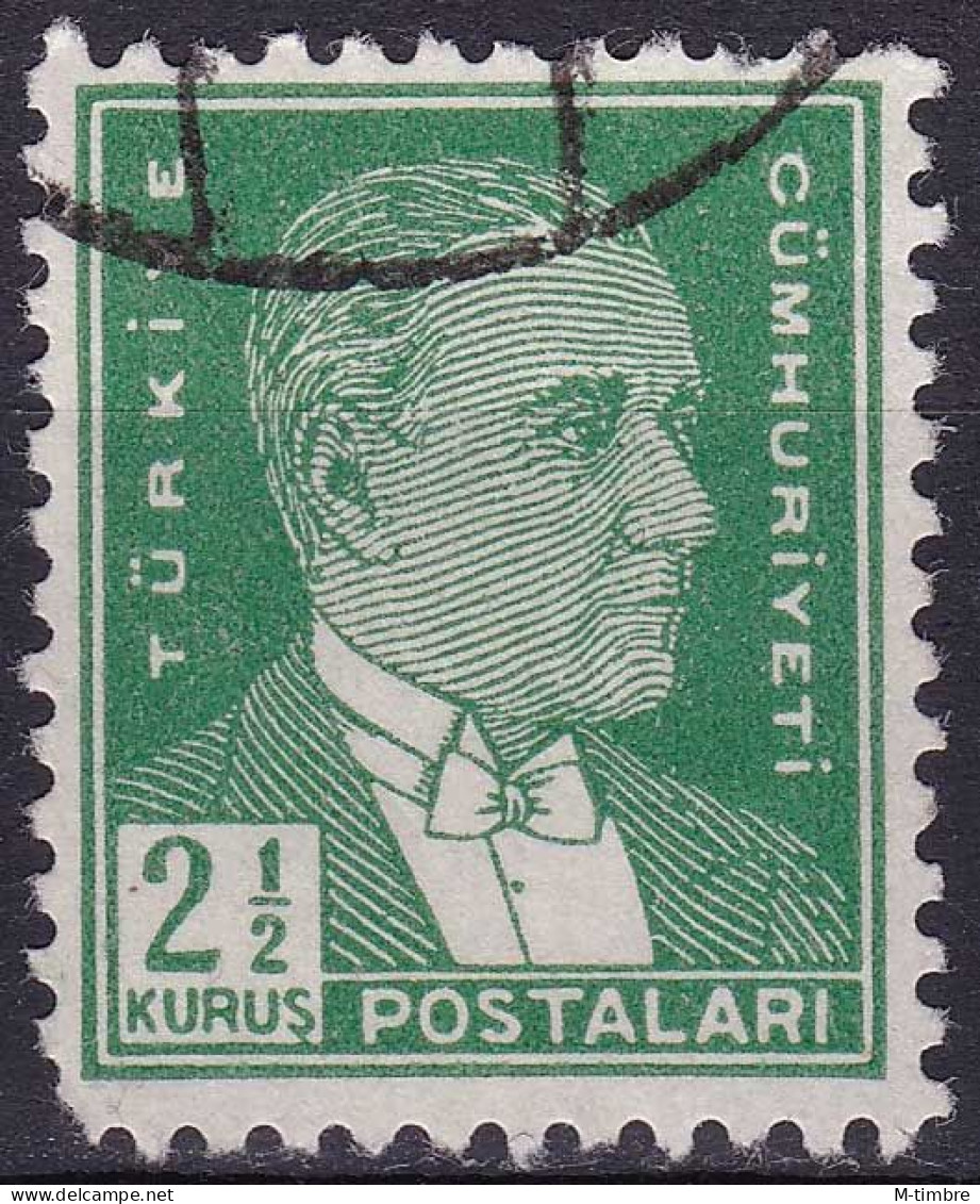 Turquie YT 808b Mi 949y Année 1931-38 (Used °) Kemal Atatürk - Used Stamps