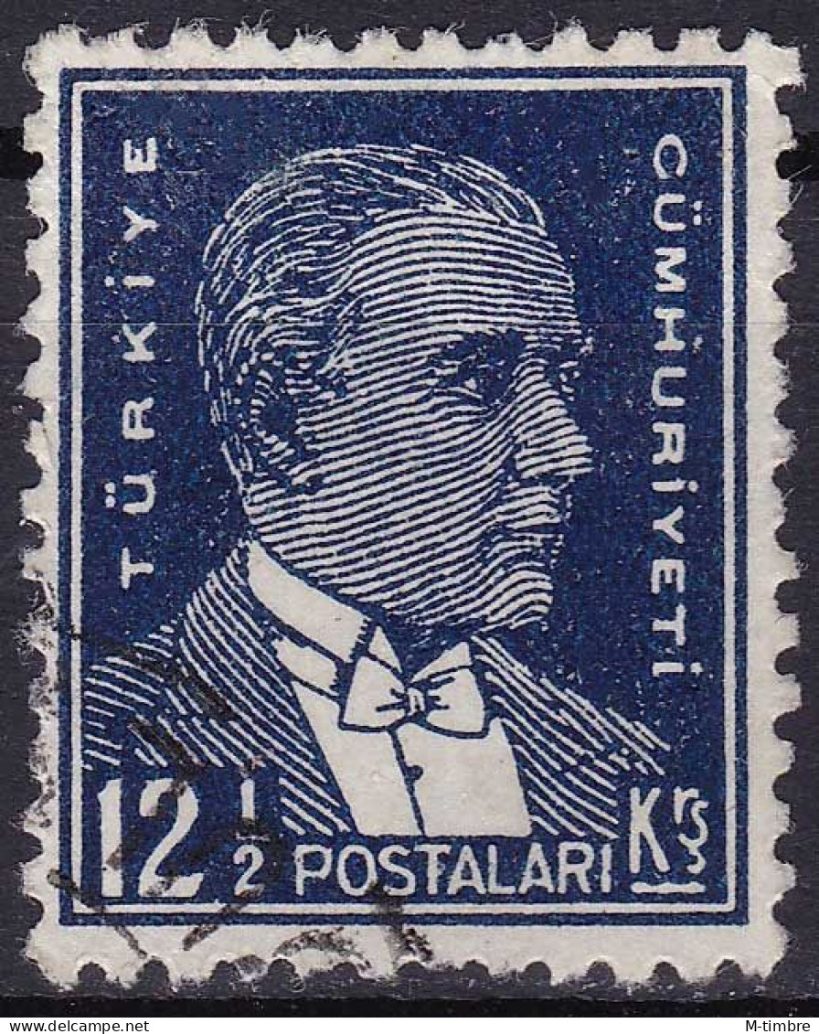 Turquie YT 815 Mi 956x Année 1931-38 (Used °) Kemal Atatürk - Used Stamps