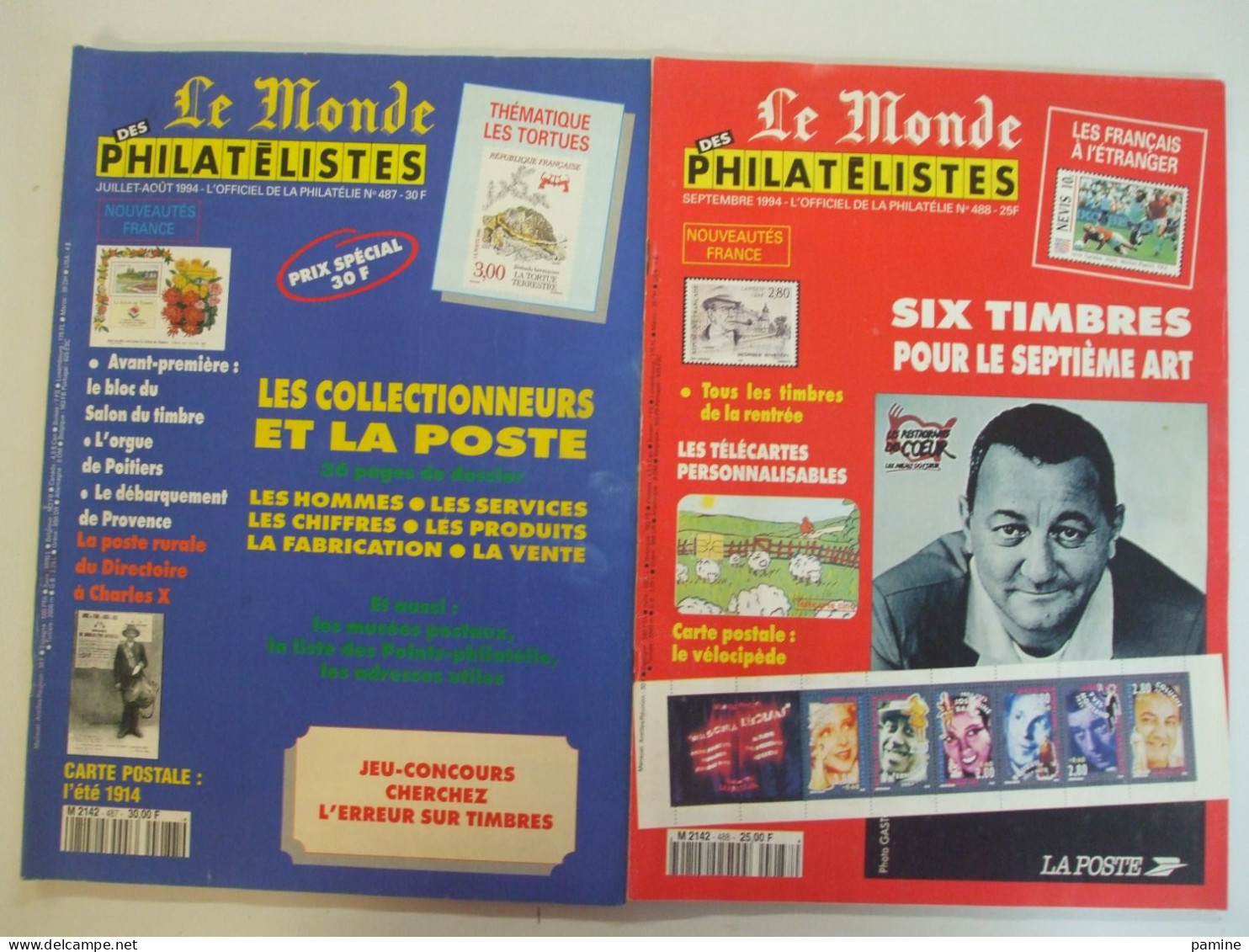 Le Monde Des Philatélistes Année 1994 Complète (11 N°) Du 481 Au 491 - Altri & Non Classificati