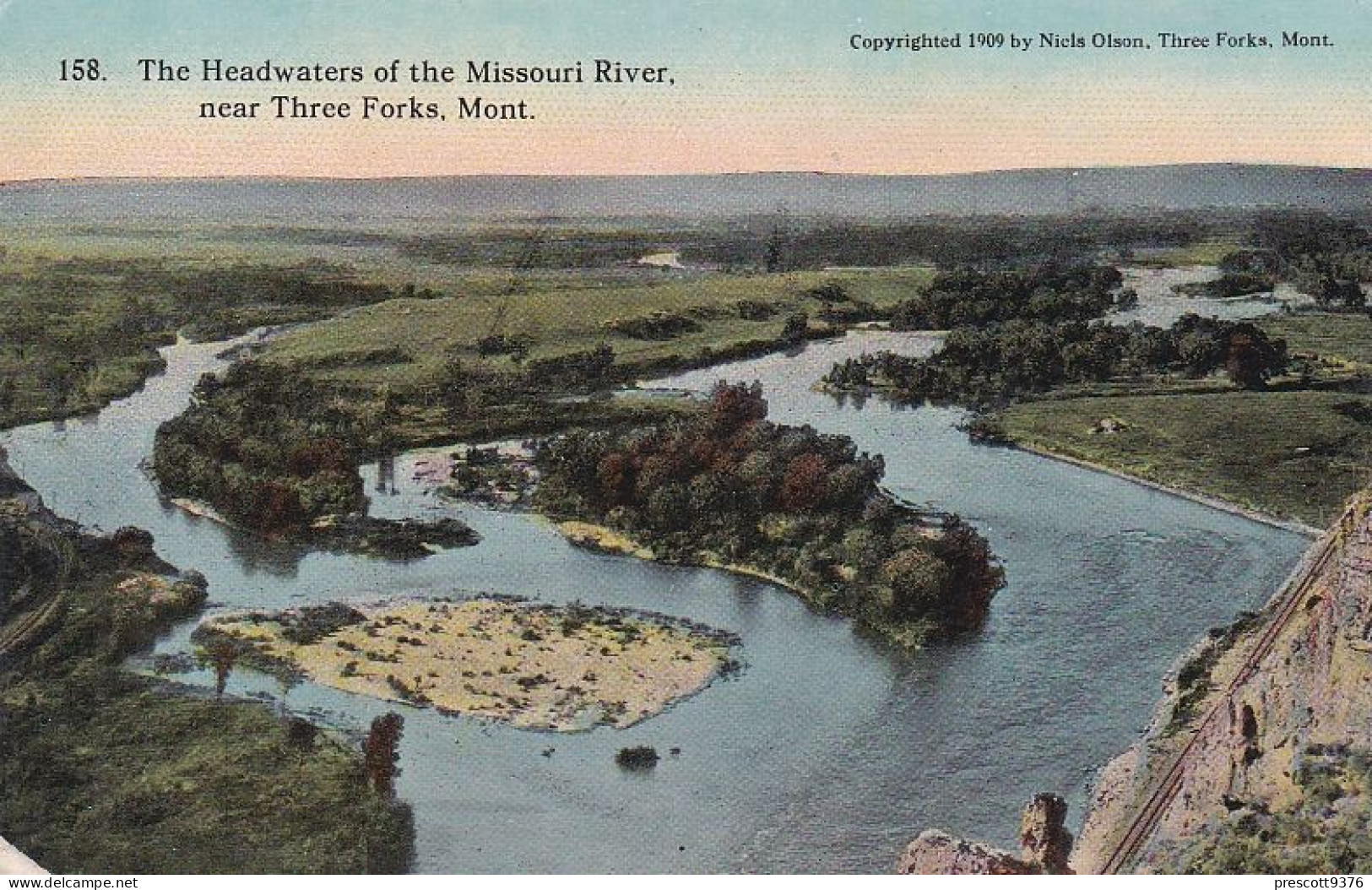 Missouri River, Three Forks Montana  - Unused  Postcard - C1909 - G2 - Andere & Zonder Classificatie