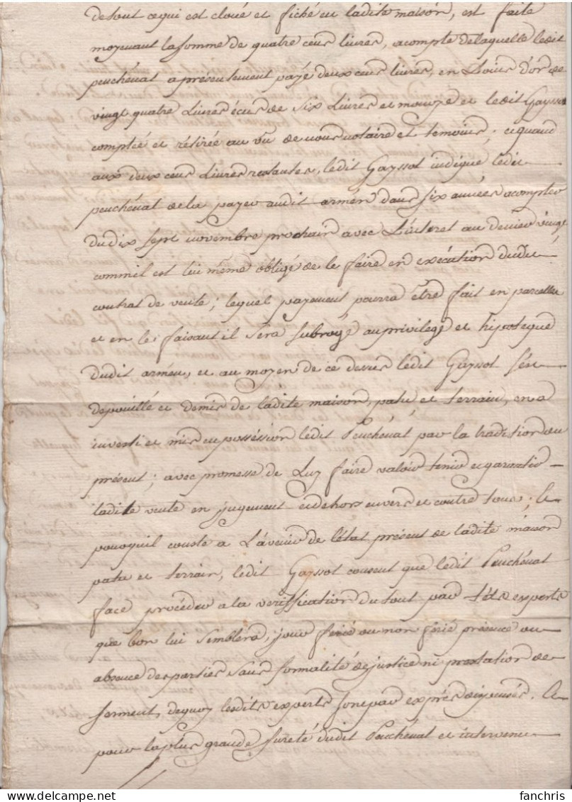 1767- Généralite De Toulouse-4 Pages-32cm Sur 21cm - Manuscripts