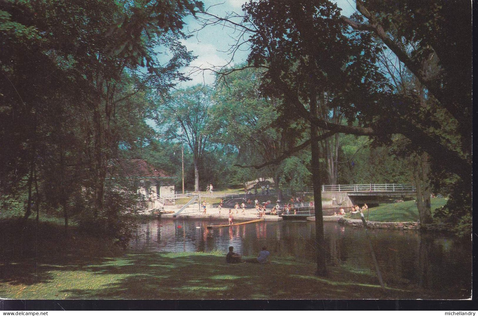 Carte Postal (122397) Tay River Stewart Park Perth Ontario Canada Timbre 34 Canada Avec écriture - Perth