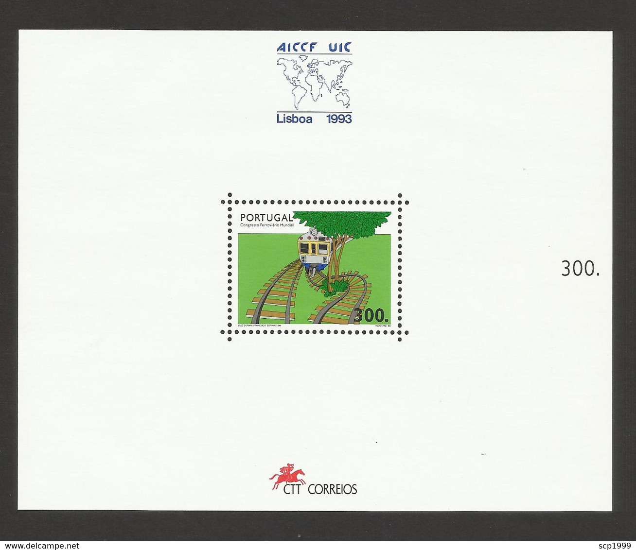 Portugal 1993 - World Railway Congress S/S MNH - Nuevos