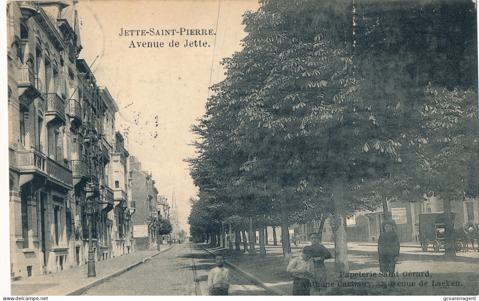 JETTE SAINT PIERRE   AVENUE DE JETTE         2 SCANS - Jette