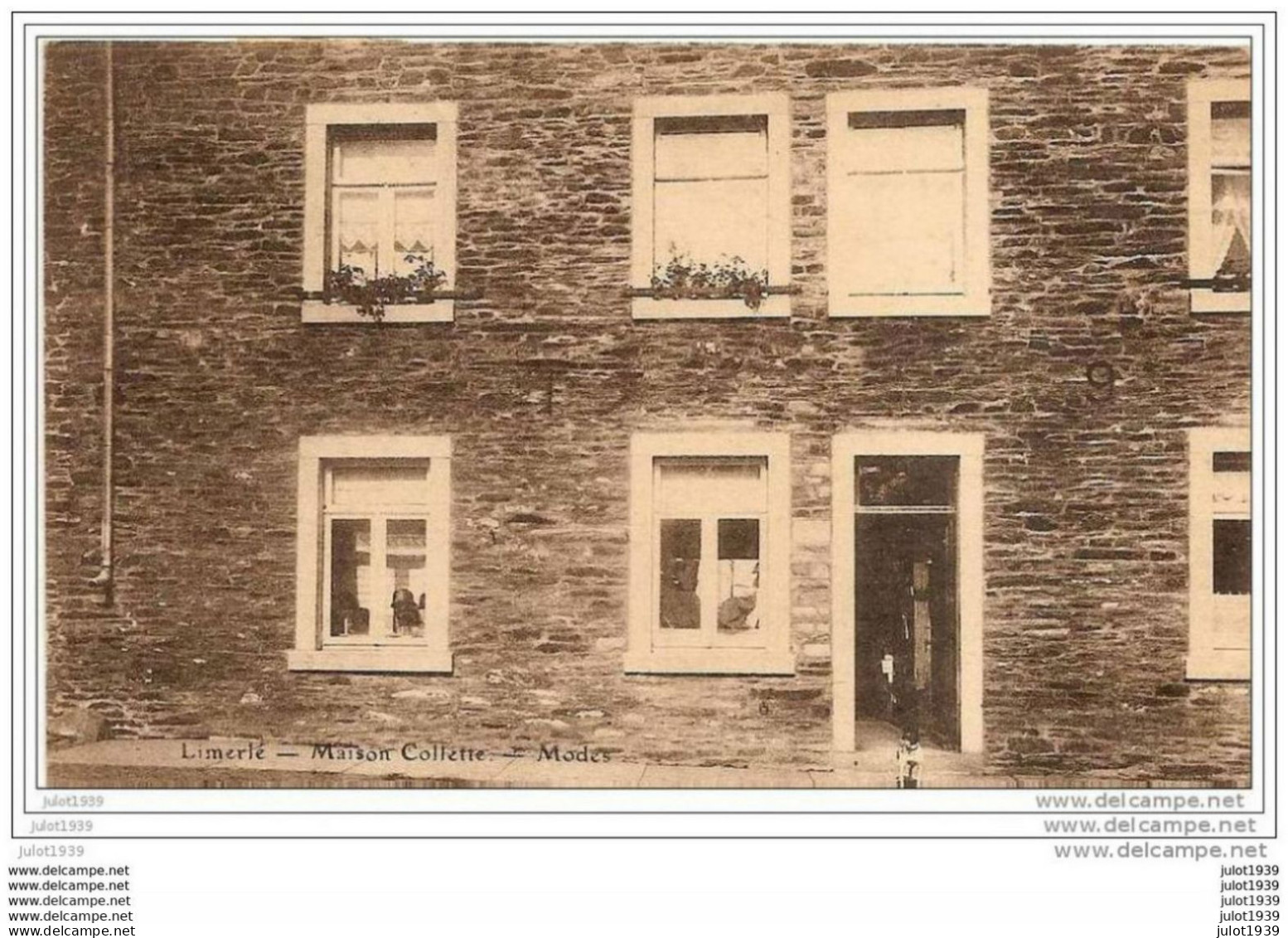 LIMERLE ..--  Maison  COLLETTE .  Vers VANCE ( Mr Fernand LUCAS ) . Voir Verso . - Gouvy