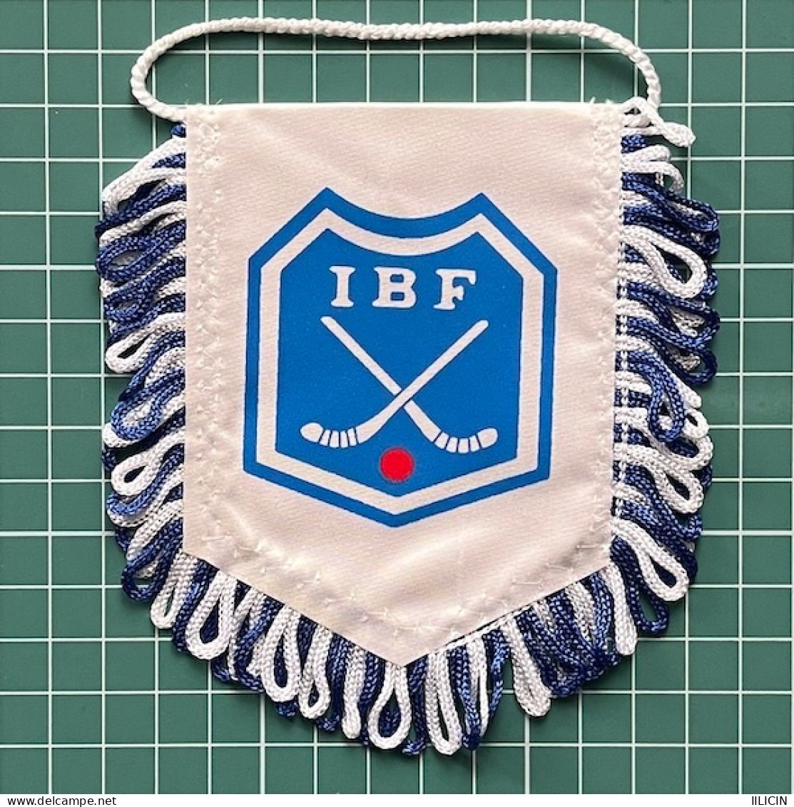 Flag Pennant Banderín ZA000626 - Hockey Bandy IBF IFB International Federation Association Union - Otros & Sin Clasificación