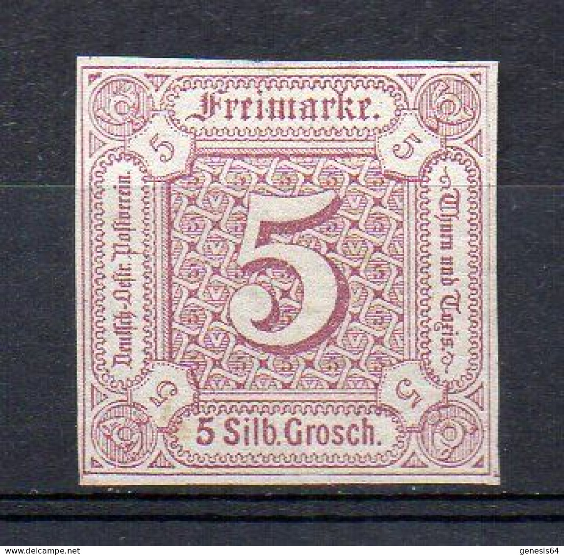 Thurn Und Taxis 1859 - Mi 18 - (*) - Mint No Gum (2ZK14) - Nuovi