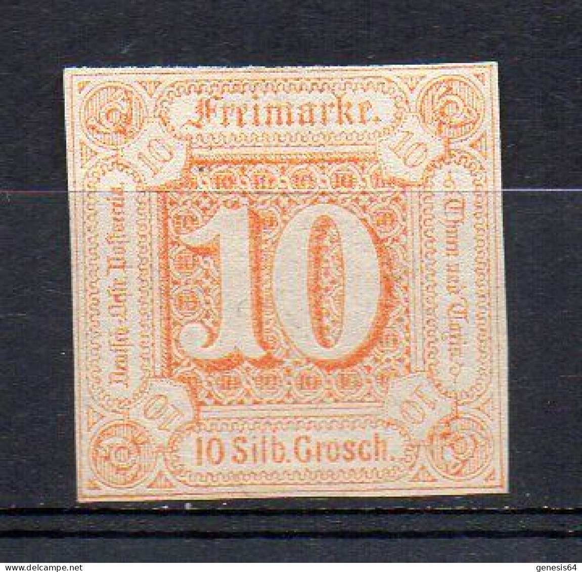 Thurn Und Taxis 1859 - Mi 19 - (*) - Mint No Gum (2ZK14) - Ungebraucht