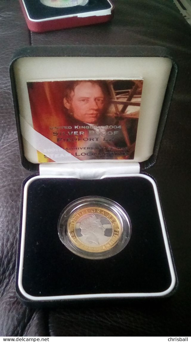 Great Britain UK WW11 Anniversary £2 Two Pound Coin - Piedfort Silver Proof - Mint Sets & Proof Sets