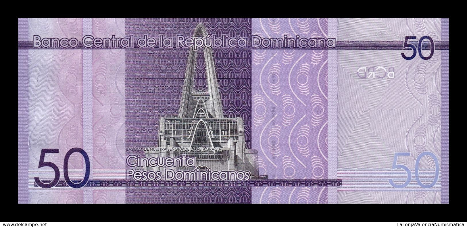 República Dominicana 50 Pesos Dominicanos 2016 Pick 189c Low Serial 38 Sc Unc - República Dominicana