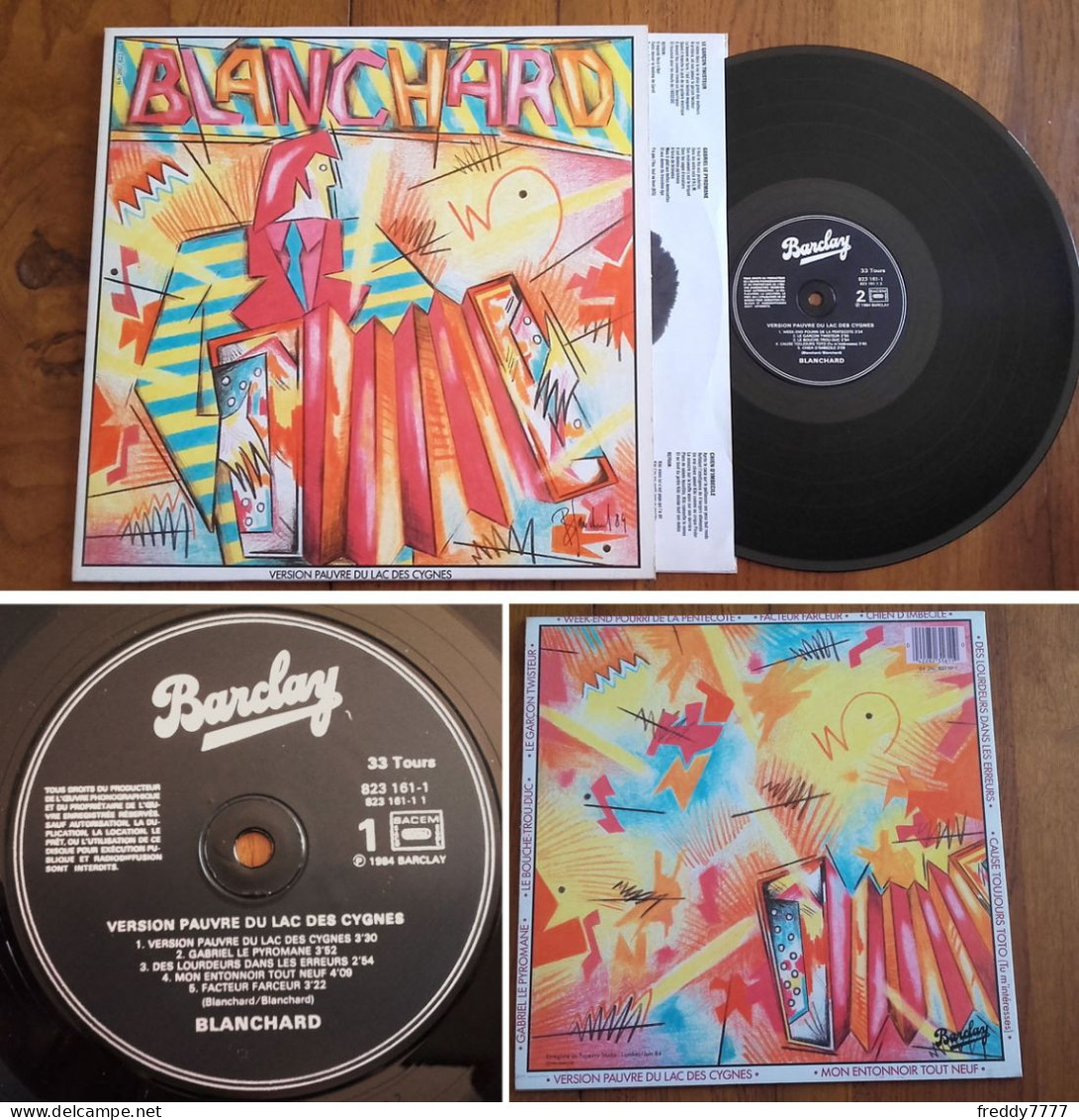 RARE French LP 33t RPM (12") GERARD BLANCHARD «Version Pauvre Du Lac Des Cygnes» (1984) - Collectors