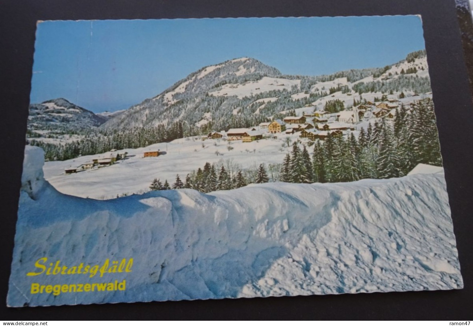 Sibratsgfäll - Bregenzerwald - Farbaufnahme Und Verlag Foto Branz, Lustenau - # 1092 - Bregenzerwaldorte