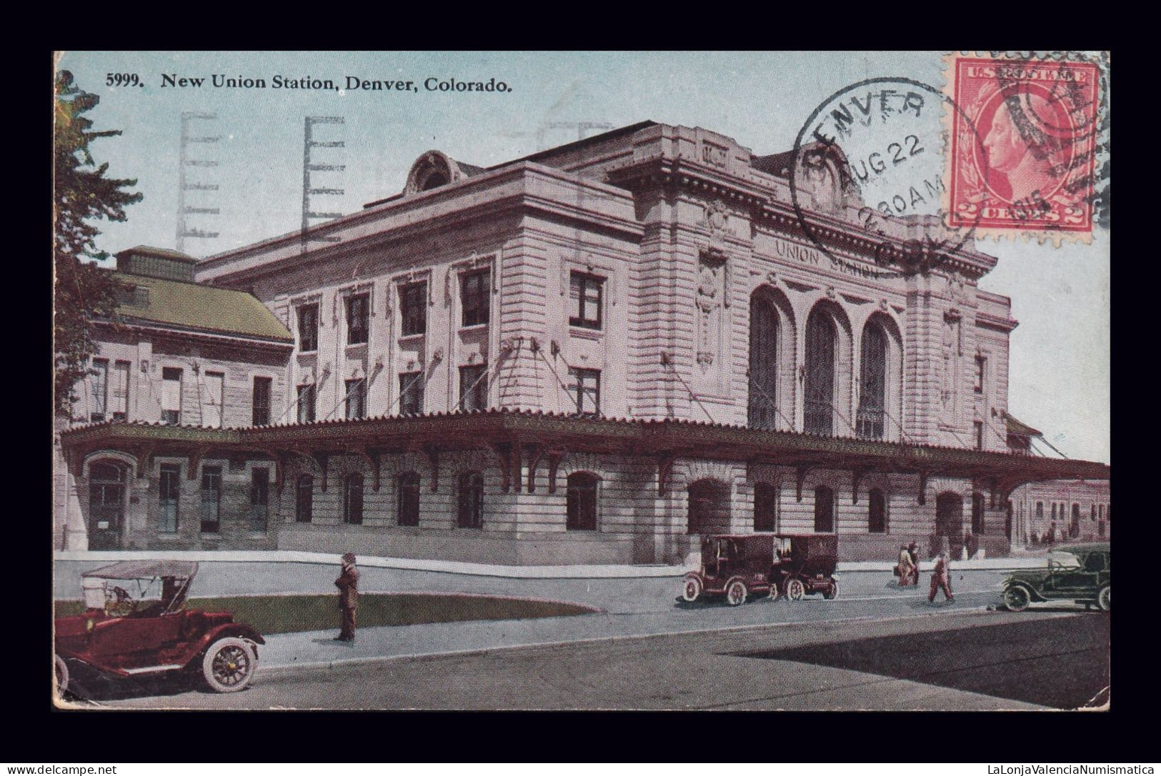 Antigua Postal Denver Colorado New Union Station - Denver