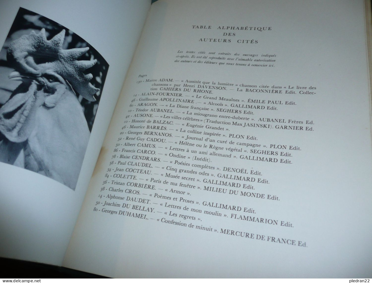 LA FRANCE A LIVRE OUVERT PIERRE SEGHERS 1954 TEXTES DE GRANDS AUTEURS ET ILLUSTRATIONS EN NOIR ET BLANC - Ohne Zuordnung