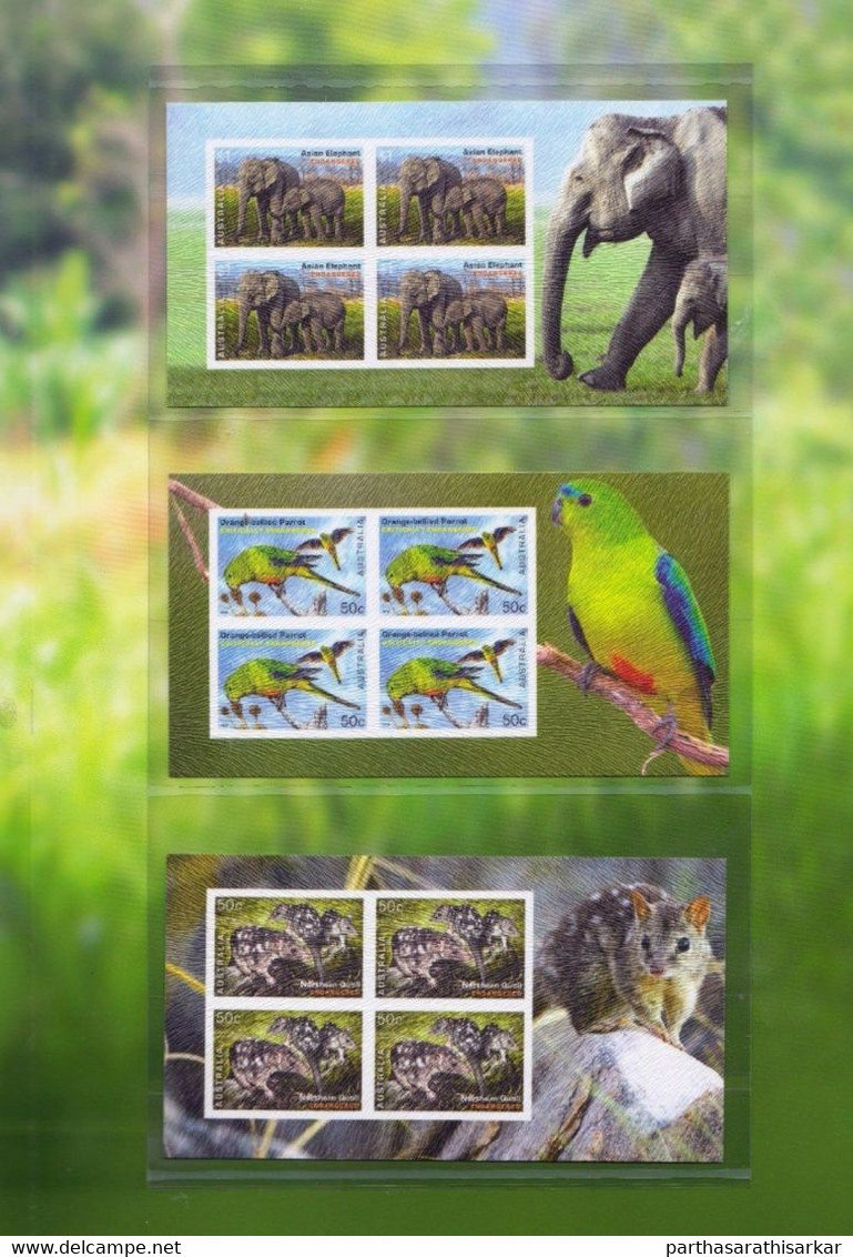 AUSTRALIA 2016 ENDANGERED WILDLIFE ANIMALS BIRDS REPTILES FROGS LIMITED EDITION 8V MINIATURE SHEET PRESENTATION PACK MNH - Mint Stamps