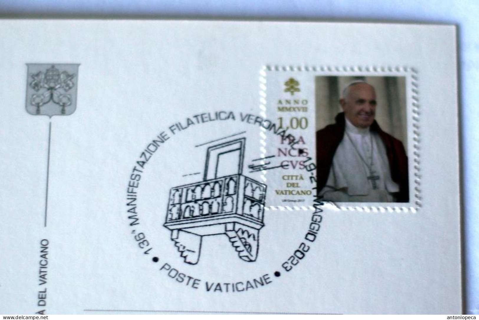 VATICAN 2023, EXIBITION VERONAFIL MAGGIO 2023, SPECIAL CARD - Covers & Documents