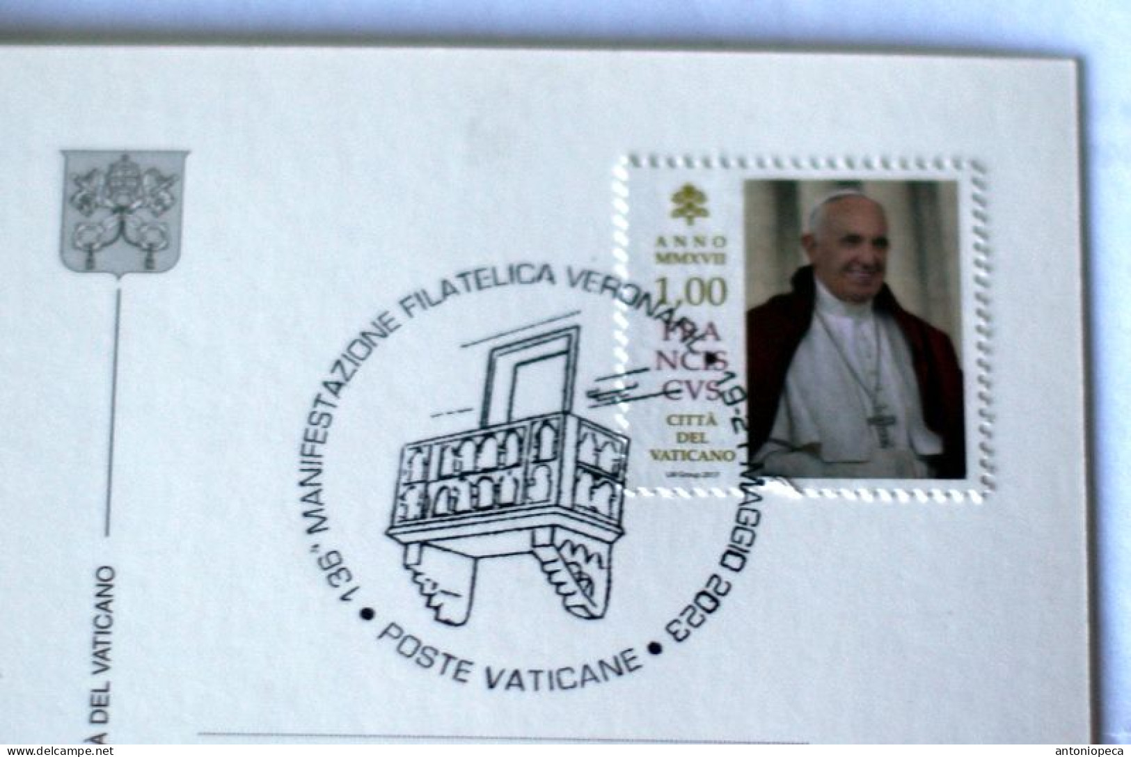 VATICAN 2023, EXIBITION VERONAFIL MAGGIO 2023, SPECIAL CARD - Storia Postale