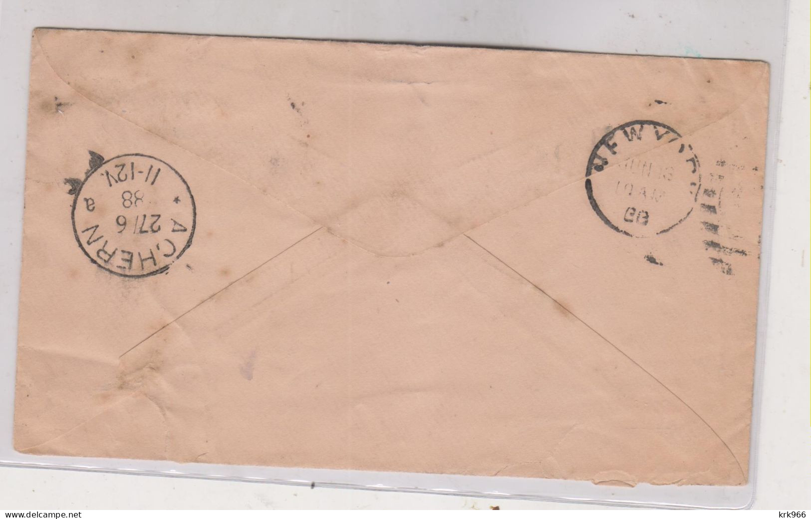 UNITED STATES 1888 ROME N.Y. Postal Stationery Cover  To Germany - ...-1900