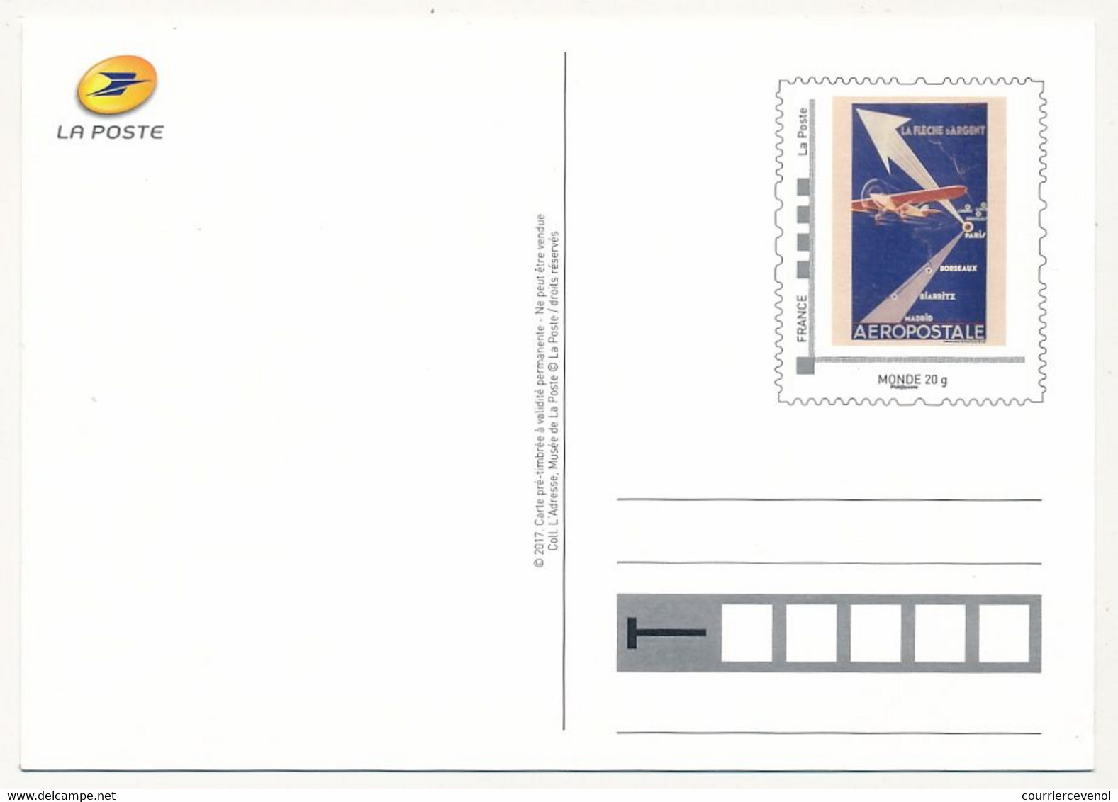 4 Cartes Postales "AEROPOSTALE" PAP Tarif Monde 20g - Neuves - Etat SUP - Prêts-à-poster: Other (1995-...)