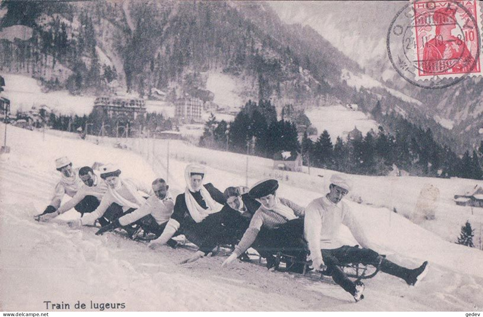 Sport D'hiver, Train De Lugeurs (101) - Sports D'hiver