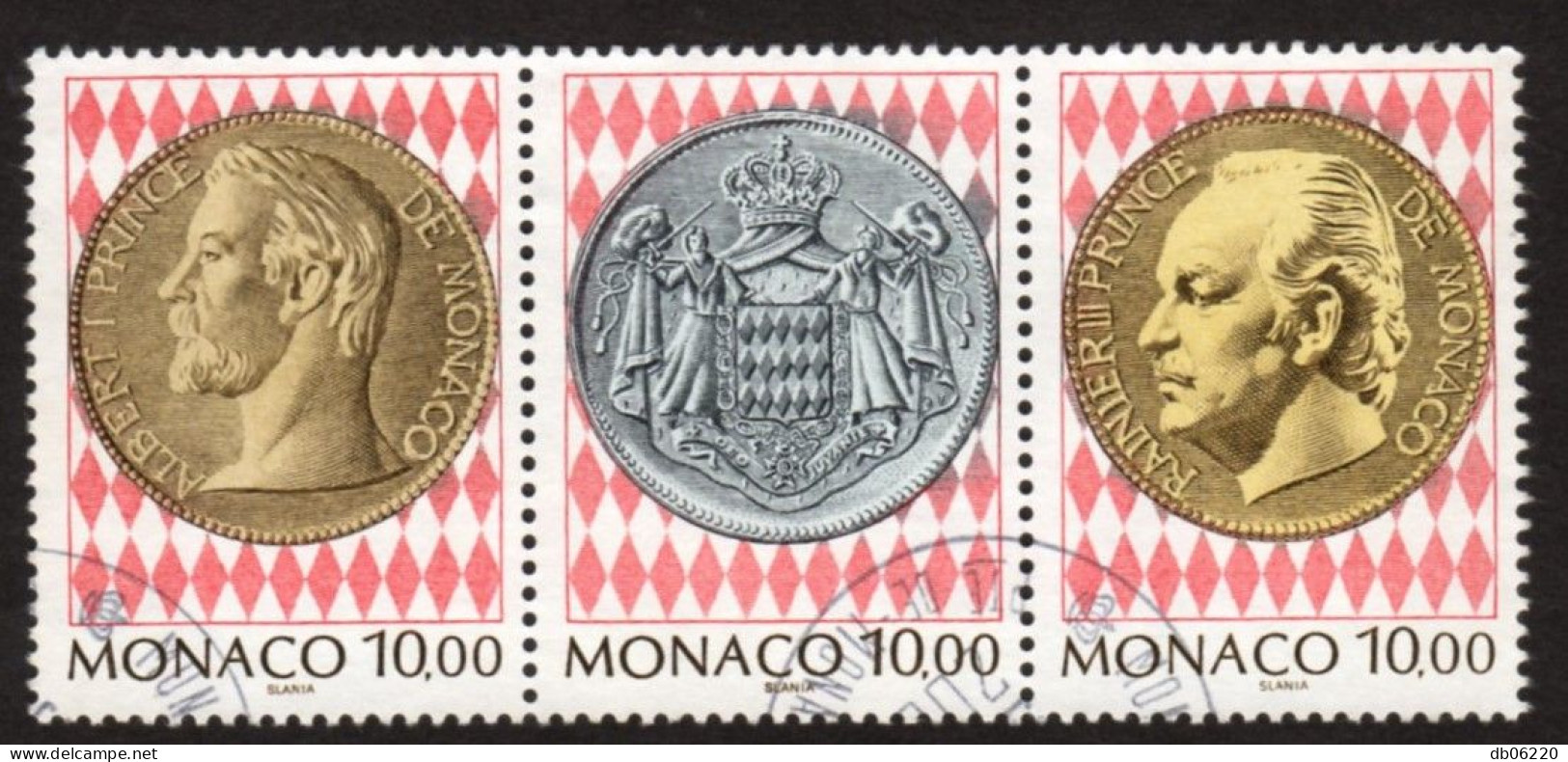 :-) MONACO 1994 YT  N°1948,1949,1950 * Inauguration Du Musée Des Timbres Et Des Monnaies - Gebraucht