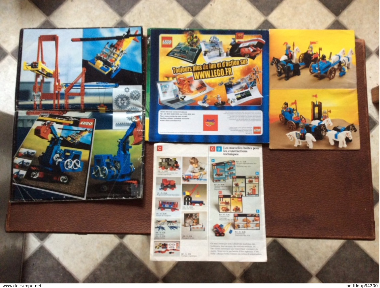 4 Catalogues  LEGO Divers - Catalogues