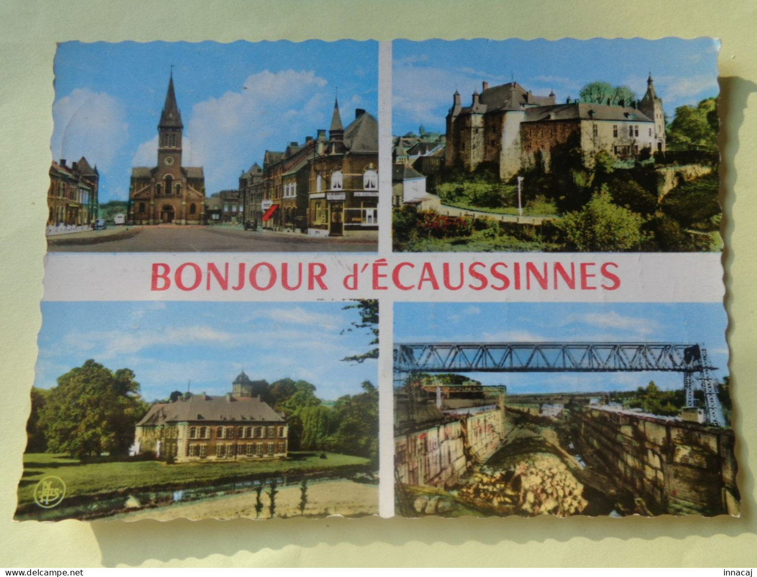 102-11-41                  ECAUSSINNES    Bonjour       ( Grand Format ) - Ecaussinnes