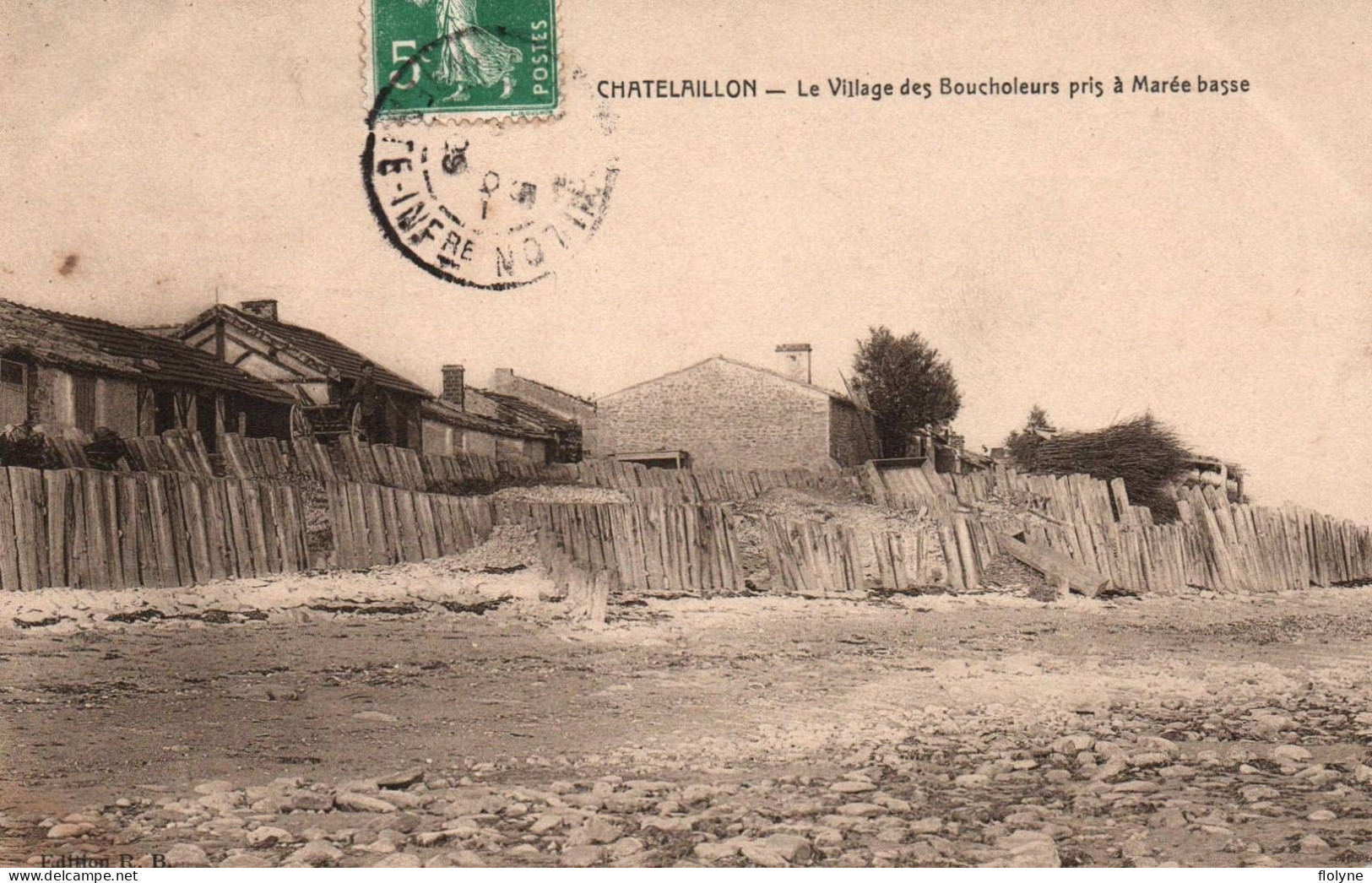 Châtelaillon - Le Village Des Boucholeurs Pris à Marée Basse - Ostréiculture - Châtelaillon-Plage