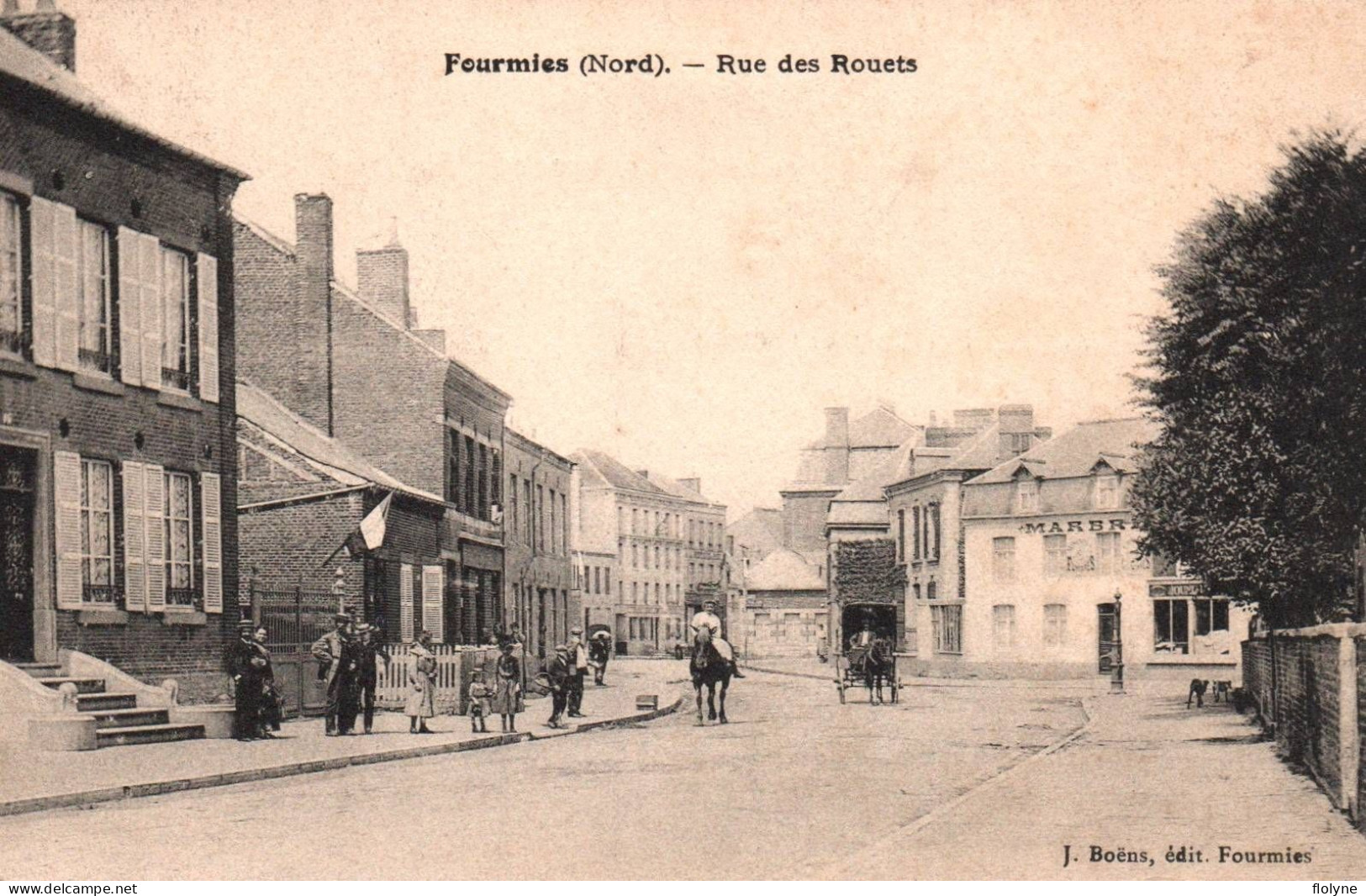 Fourmies - Rue Des Rouets - Attelage - Les Villageois - Fourmies