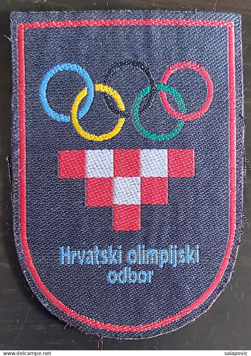 National Olympic (Olimpique) Committee NOC Croatia Hrvatski Olimpijski Odbor PATCH - Bekleidung, Souvenirs Und Sonstige