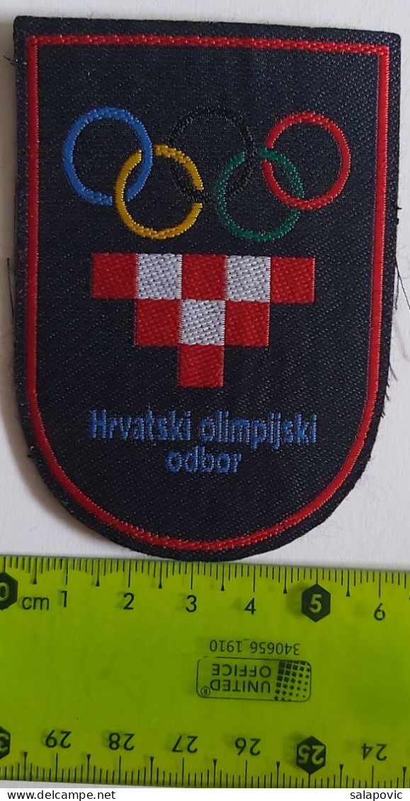 National Olympic (Olimpique) Committee NOC Croatia Hrvatski Olimpijski Odbor PATCH - Apparel, Souvenirs & Other