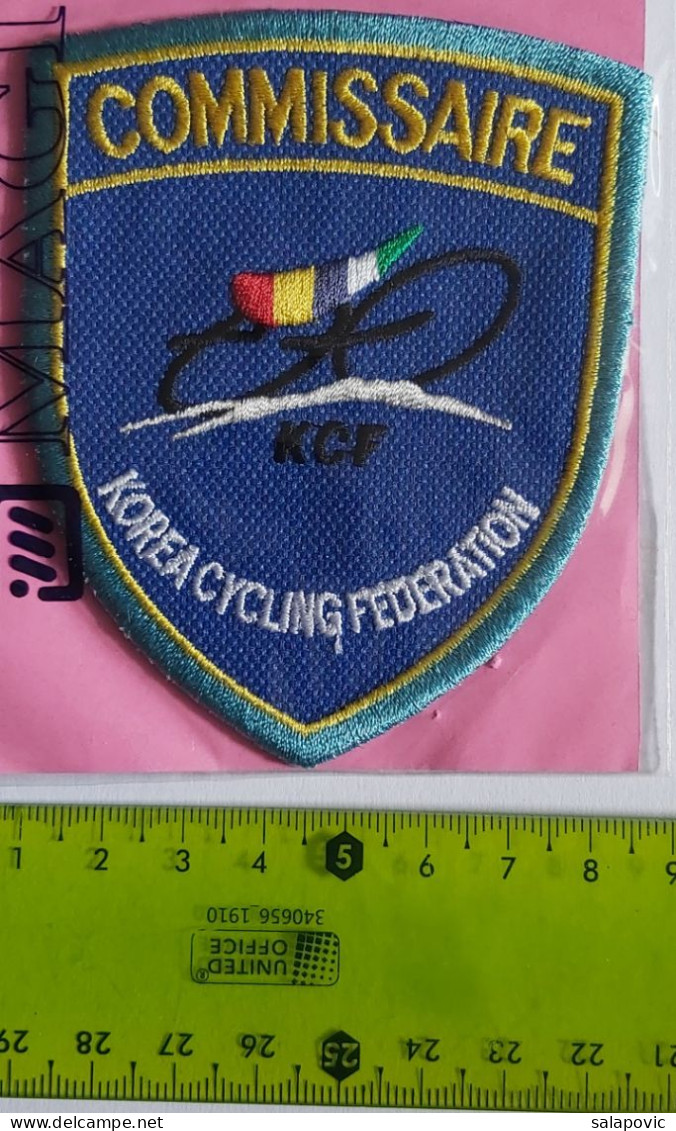 Korea Cycling Federation Commissaire PATCH - Cyclisme