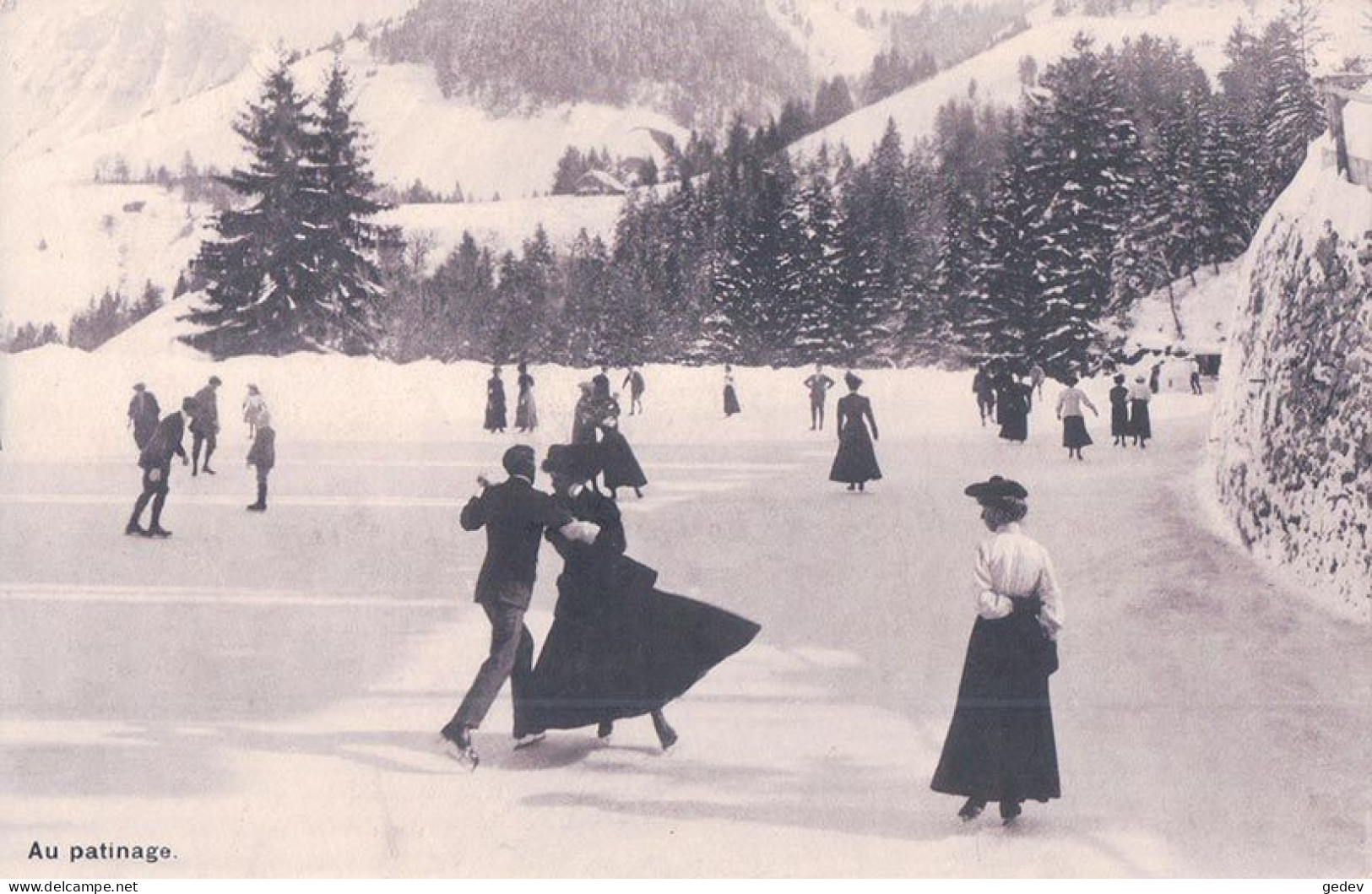 Sport D'hiver, Scène De Patinage (134) - Sports D'hiver