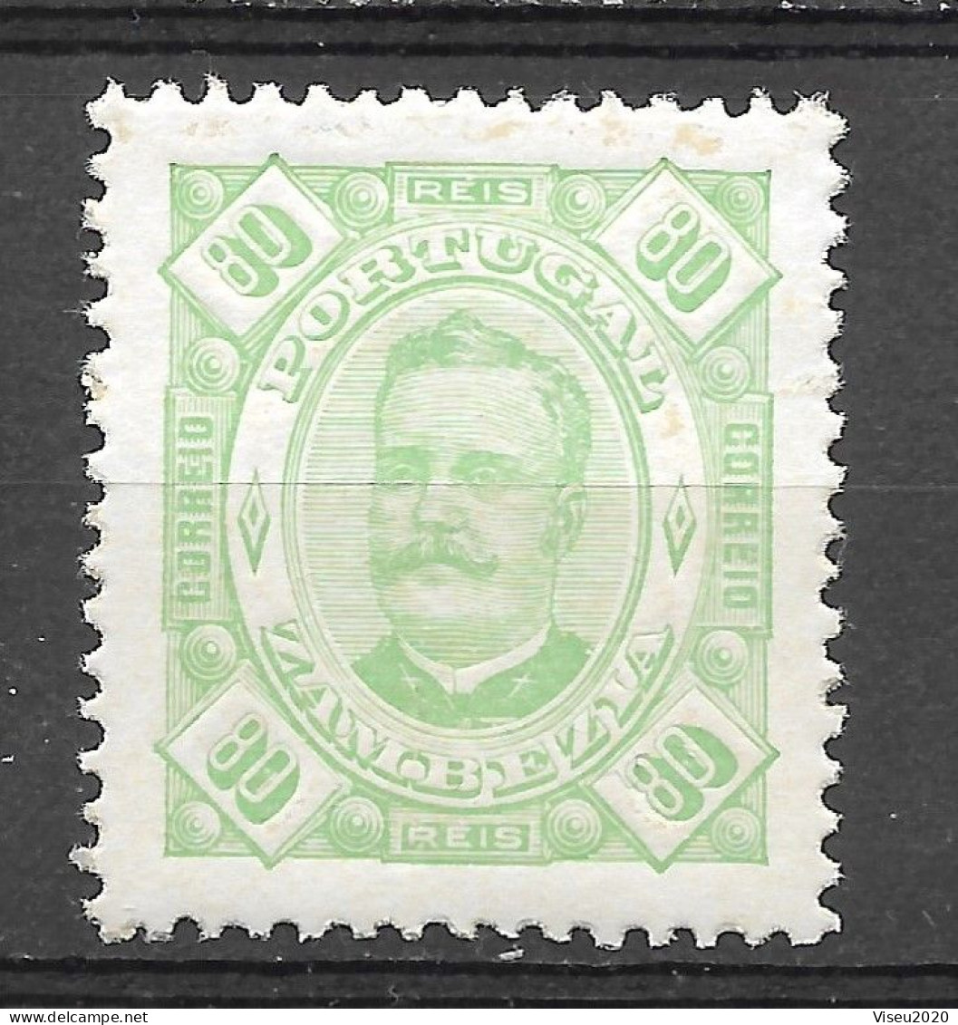 Portugal Moçambique Zambézia 1893 D. Carlos Af 09 - Sambesi (Zambezi)