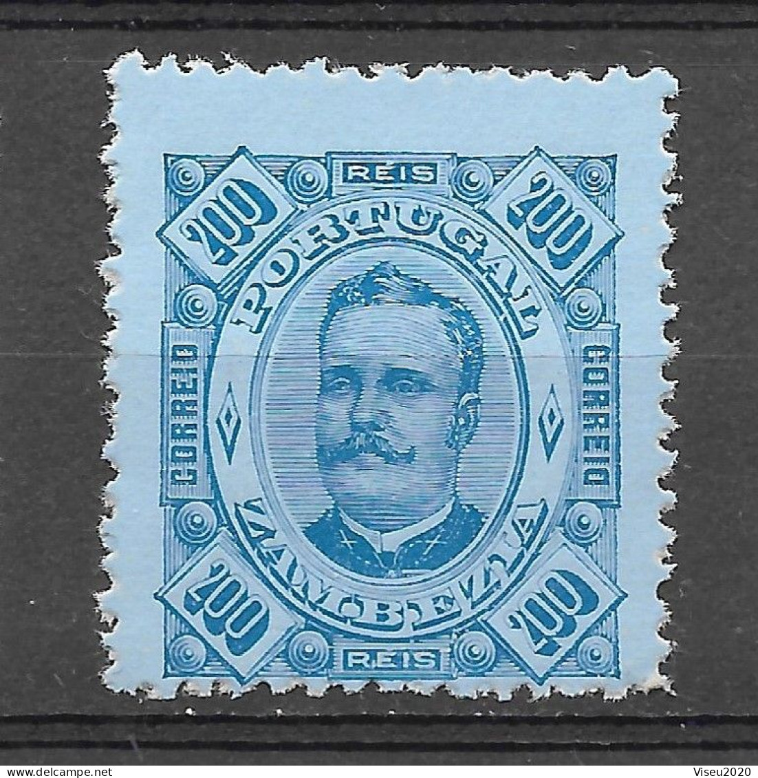 Portugal Moçambique Zambézia 1893 D. Carlos Af 12 - Zambèze