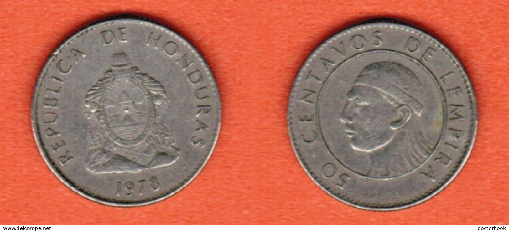 HONDURAS   50 CENTAVOS 1978 (KM # 84) #7230 - Honduras