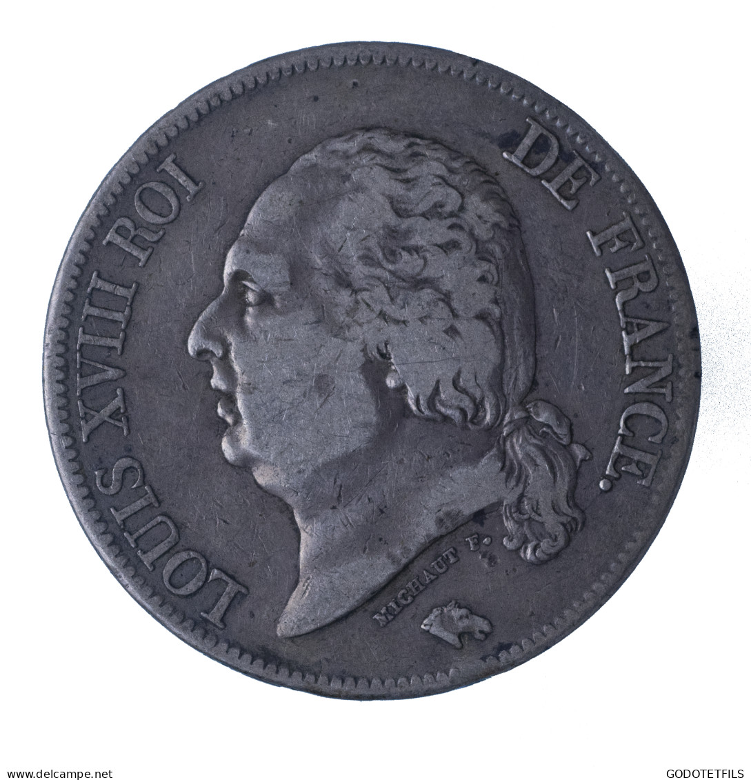 Louis XVIII 5 Francs 1823 Paris - 5 Francs