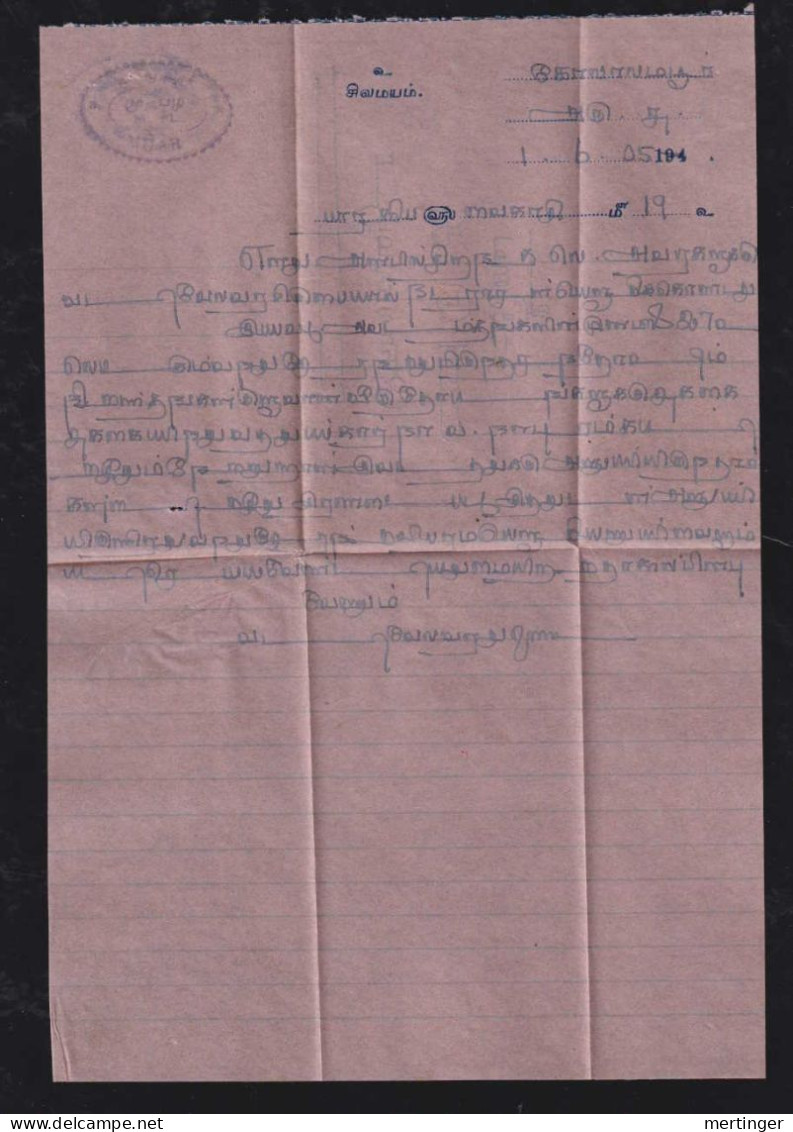 Japan Occupation Malaysia 1945 Censor Cover KUALA LUMPUR With 2 Letters Inside - Ocupacion Japonesa