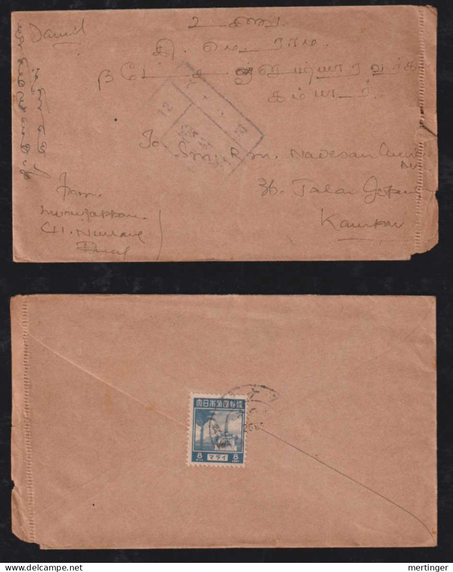 Japan Occupation Malaysia 1945 Censor Cover - Japanese Occupation