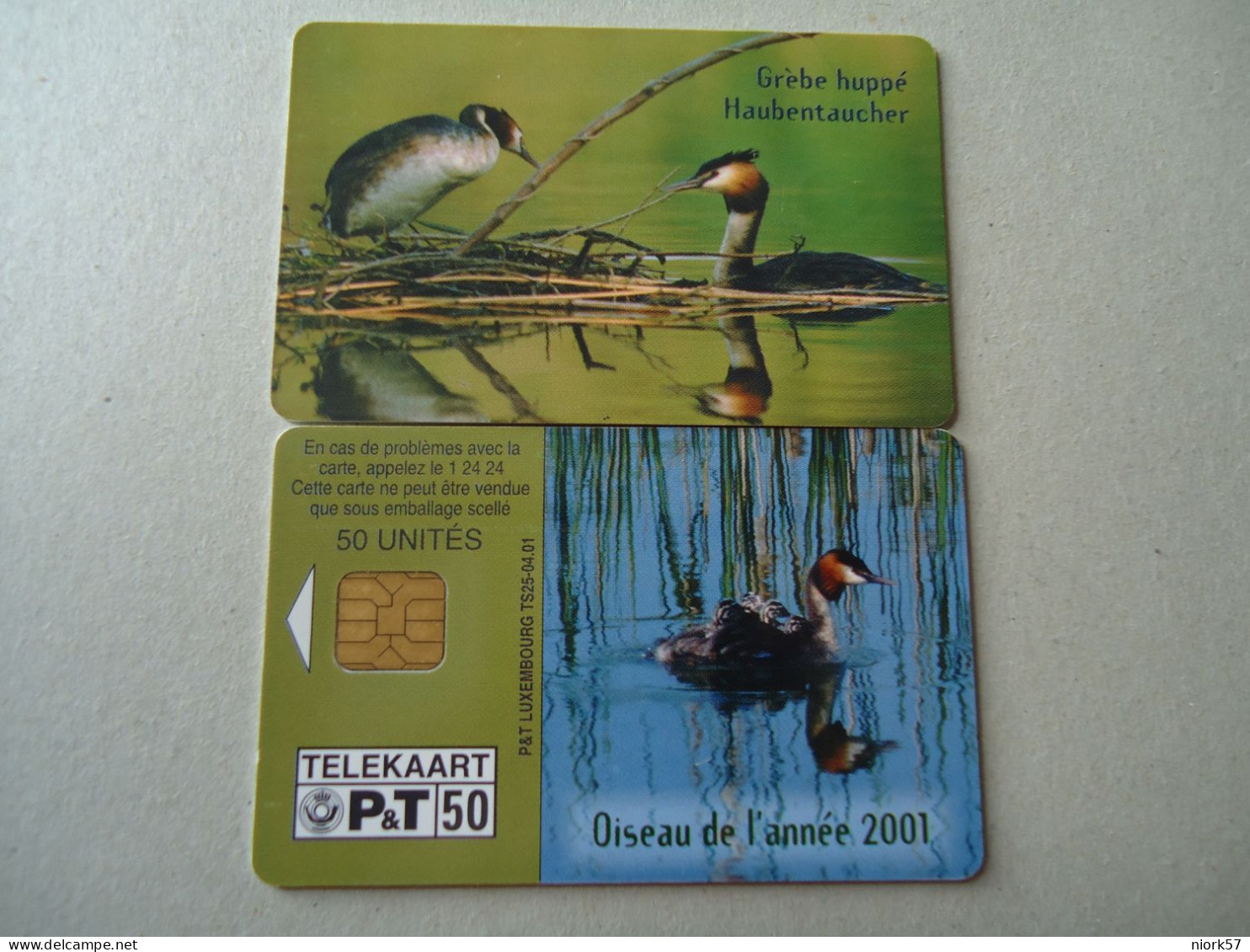 LUXEMBOURG   USED  CARDS  BIRD BIRDS - Luxembourg