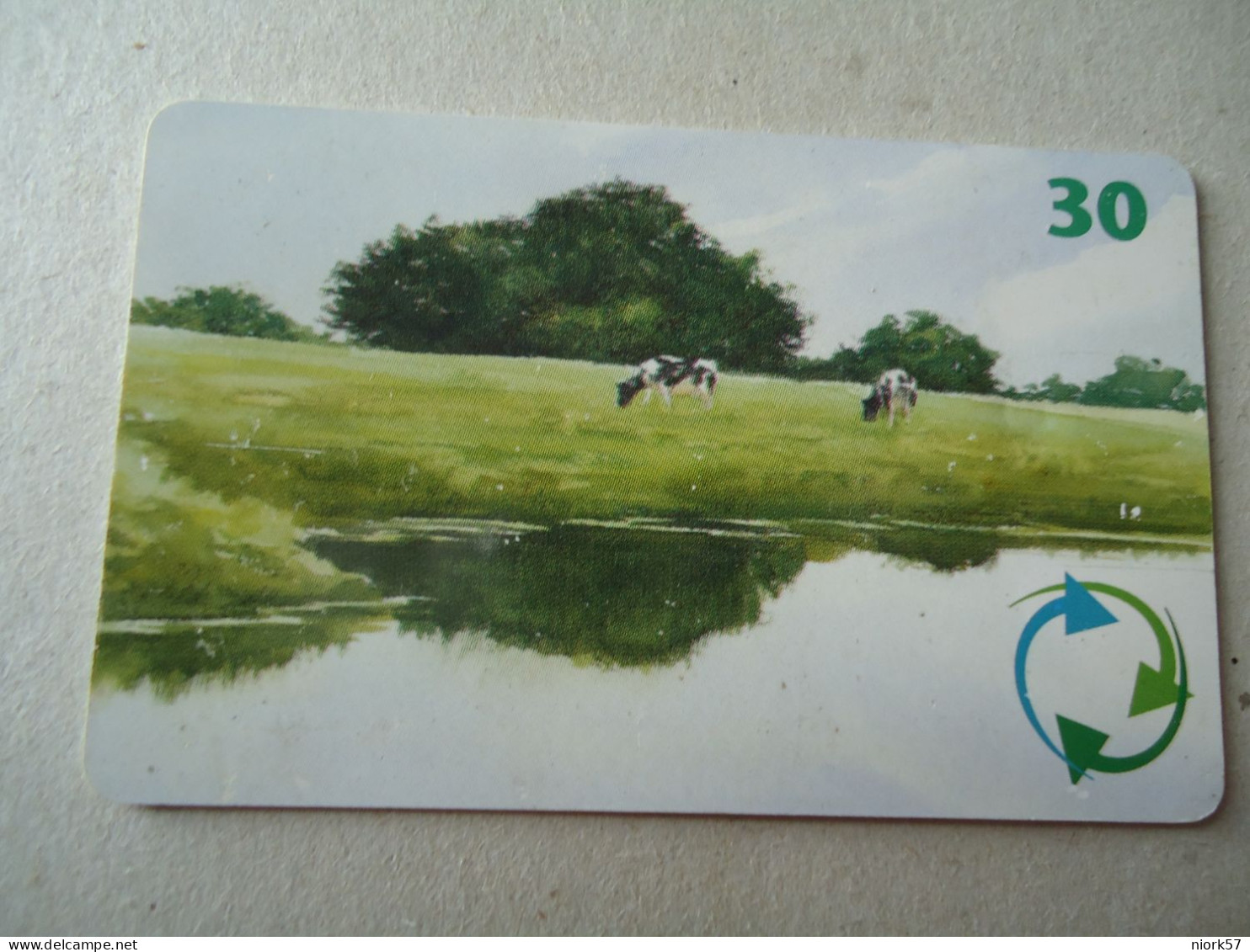 DENMARK  USED CARDS COWS - Vacas