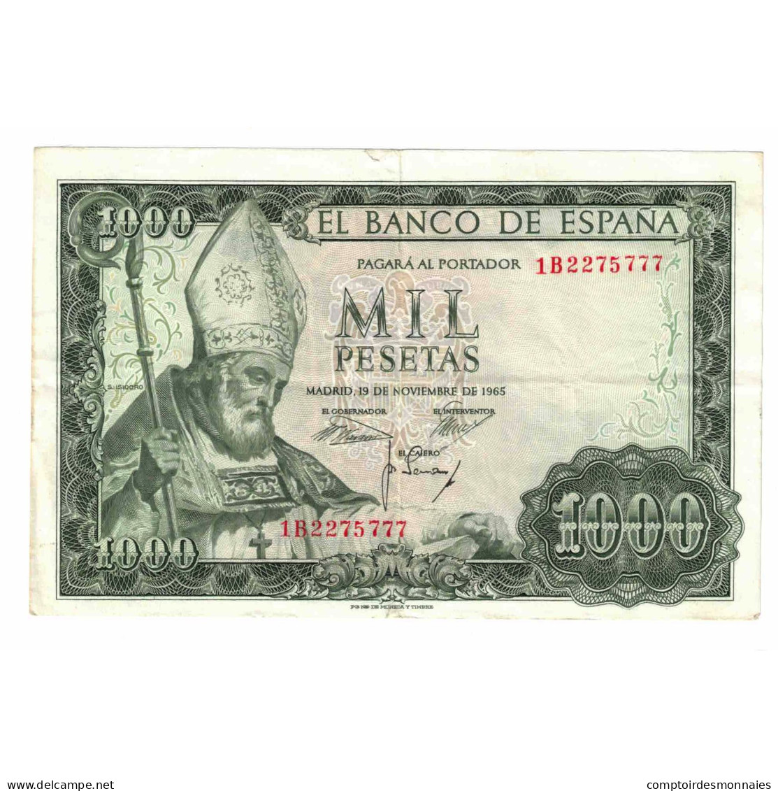 Billet, Espagne, 1000 Pesetas, 1965, 1965-11-19, KM:151, TTB - 1000 Pesetas